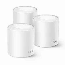 Sistema Mesh Tp-link Deco X10, Wi-fi 6 1500 Mbit/s, 2x Rj-45, 2.4/5ghz, 2 Antenas Internas, 3 Pz